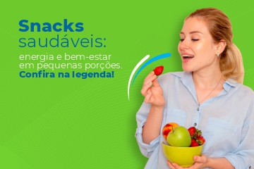 Snacks saudáveis: energia e bem-estar em pequenas porções